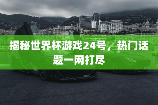 揭秘世界杯游戏24号，热门话题一网打尽