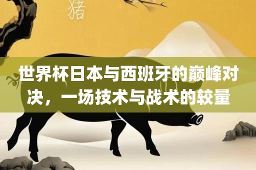 世界杯日本与西班牙的巅峰对决，一场技术与战术的较量