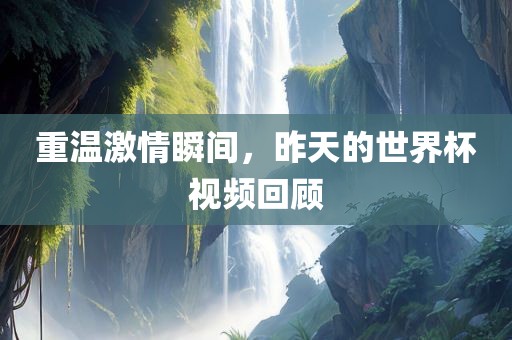 重温激情瞬间，昨天的世界杯视频回顾