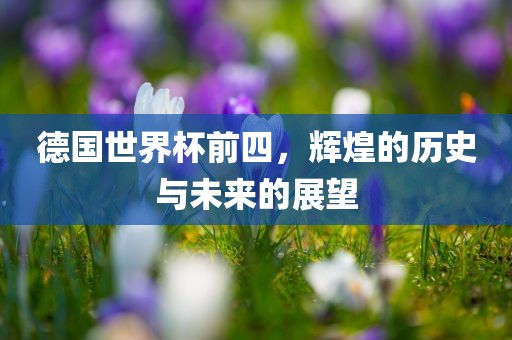 德国世界杯前四，辉煌的历史与未来的展望