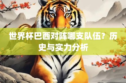 世界杯巴西对阵哪支队伍？历史与实力分析