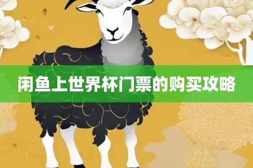 闲鱼上世界杯门票的购买攻略