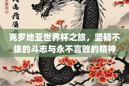 克罗地亚世界杯之旅，坚韧不拔的斗志与永不言败的精神