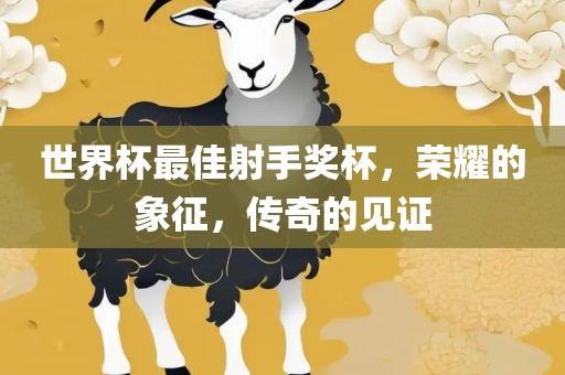 世界杯最佳射手奖杯，荣耀的象征，传奇的见证
