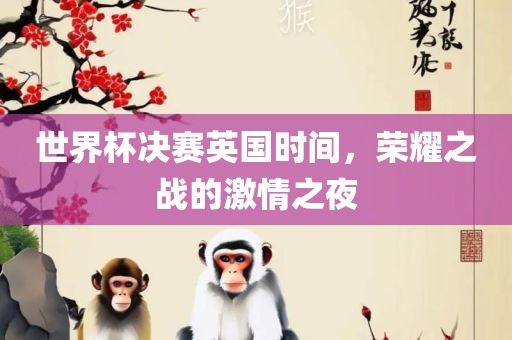 世界杯决赛英国时间，荣耀之战的激情之夜