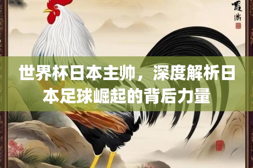 世界杯日本主帅，深度解析日本足球崛起的背后力量