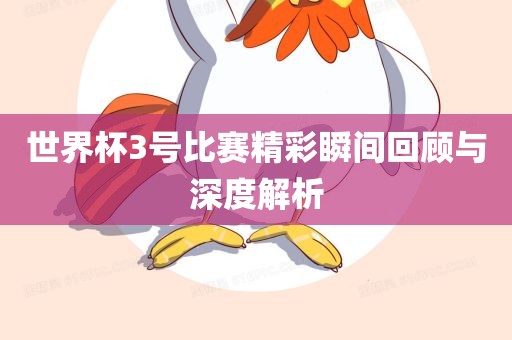 世界杯3号比赛精彩瞬间回顾与深度解析