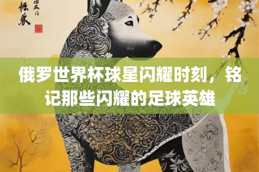俄罗世界杯球星闪耀时刻，铭记那些闪耀的足球英雄