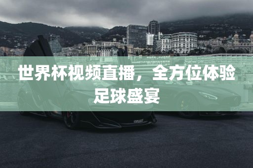 世界杯视频直播，全方位体验足球盛宴