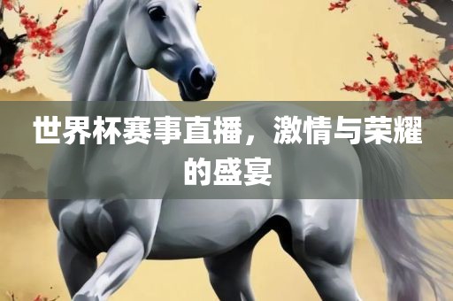 世界杯赛事直播，激情与荣耀的盛宴