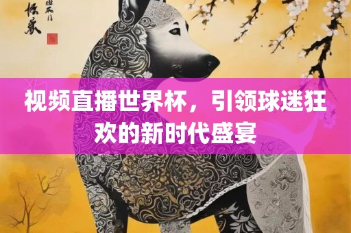 视频直播世界杯，引领球迷狂欢的新时代盛宴