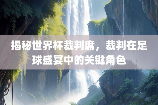 揭秘世界杯裁判席，裁判在足球盛宴中的关键角色