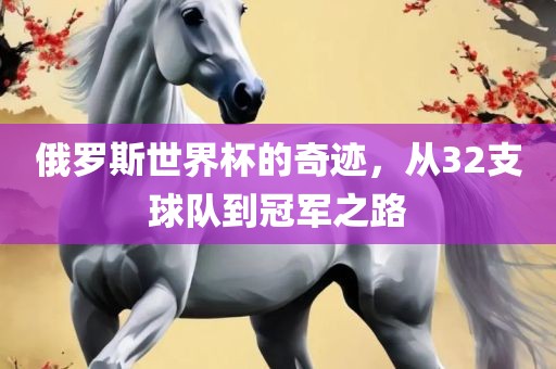 俄罗斯世界杯的奇迹，从32支球队到冠军之路