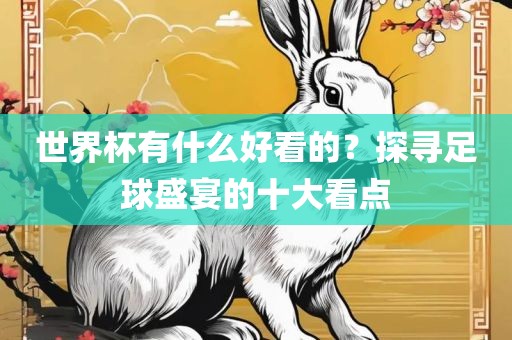 世界杯有什么好看的？探寻足球盛宴的十大看点