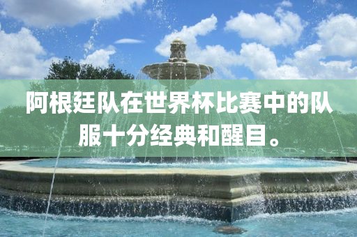 阿根廷队在世界杯比赛中的队服十分经典和醒目。