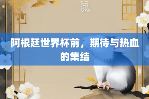 阿根廷世界杯前，期待与热血的集结