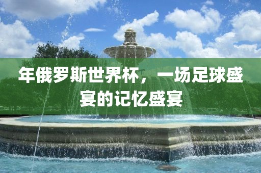 足球盛宴记忆