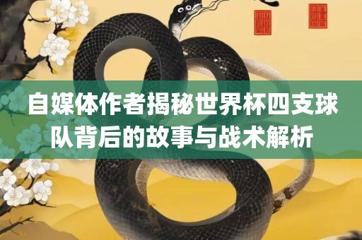 自媒体作者揭秘世界杯四支球队背后的故事与战术解析
