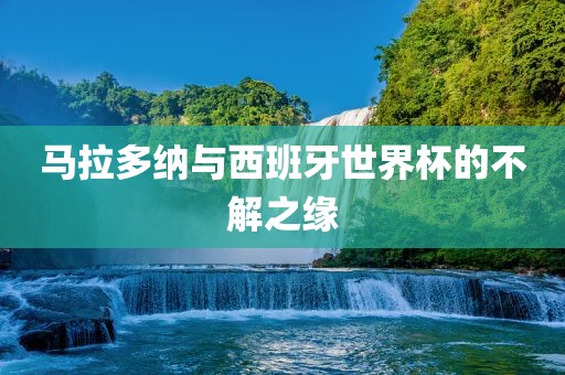 马拉多纳与西班牙世界杯的不解之缘
