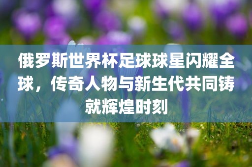 俄罗斯世界杯足球球星闪耀全球，传奇人物与新生代共同铸就辉煌时刻