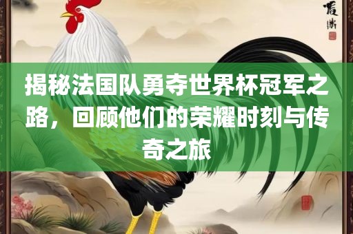 揭秘法国队勇夺世界杯冠军之路，回顾他们的荣耀时刻与传奇之旅