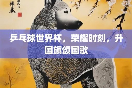 乒乓球世界杯，荣耀时刻，升国旗颂国歌