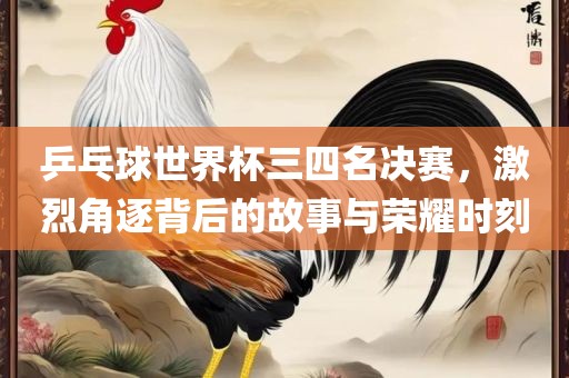 乒乓球世界杯三四名决赛，激烈角逐背后的故事与荣耀时刻