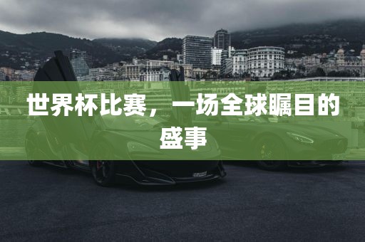 世界杯比赛，一场全球瞩目的盛事