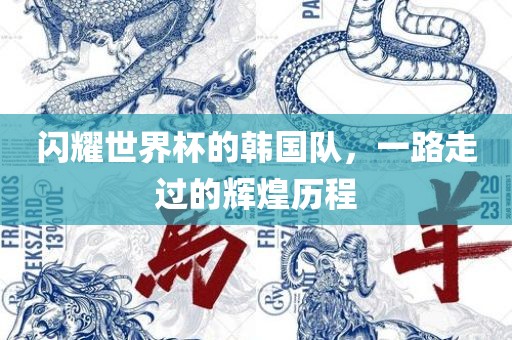 闪耀世界杯的韩国队，一路走过的辉煌历程