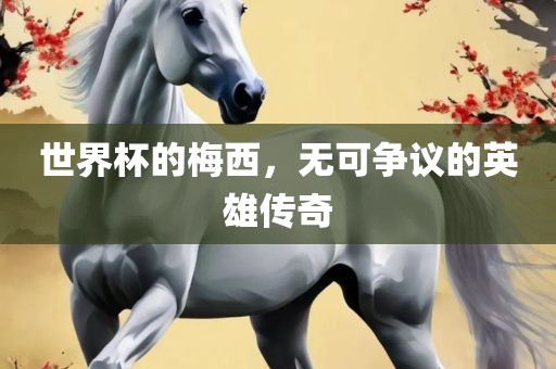 世界杯的梅西，无可争议的英雄传奇