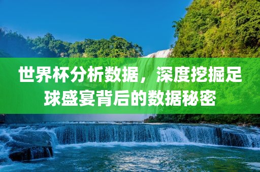 世界杯分析数据，深度挖掘足球盛宴背后的数据秘密