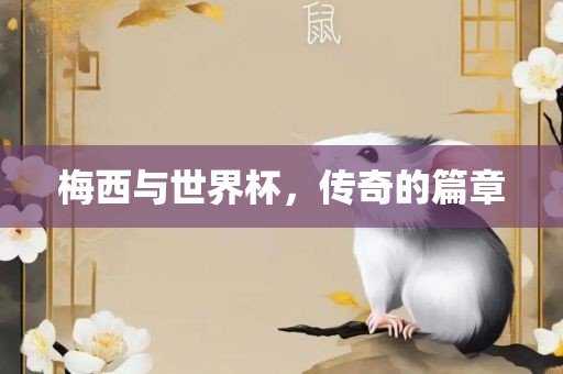 梅西与世界杯，传奇的篇章