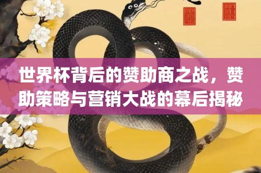 世界杯背后的赞助商之战，赞助策略与营销大战的幕后揭秘