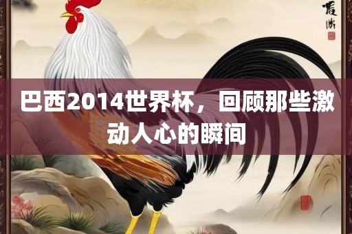 巴西2014世界杯，回顾那些激动人心的瞬间