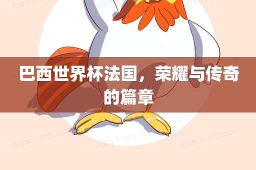巴西世界杯法国，荣耀与传奇的篇章