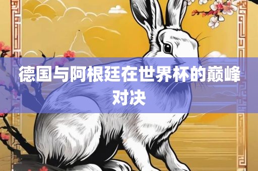 德国与阿根廷在世界杯的巅峰对决