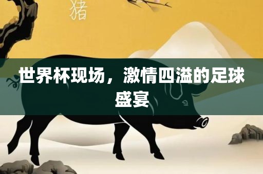 世界杯现场，激情四溢的足球盛宴