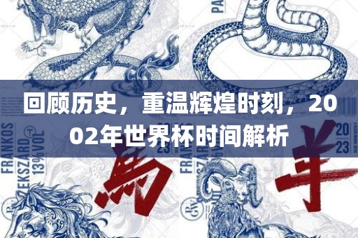 回顾历史，重温辉煌时刻，2002年世界杯时间解析