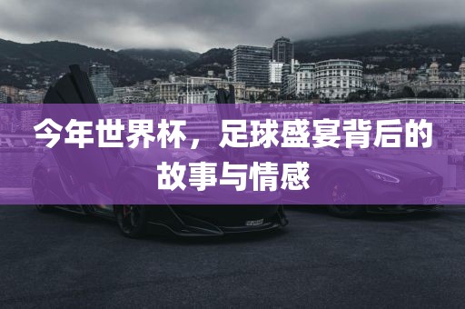 今年世界杯，足球盛宴背后的故事与情感眉山市正发家政服务有限公司