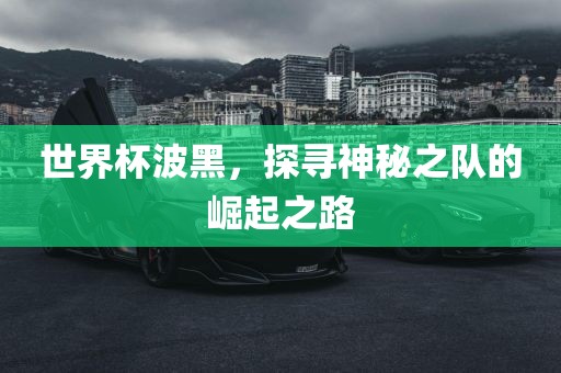 世界杯波黑，探寻神秘之队的崛起之路