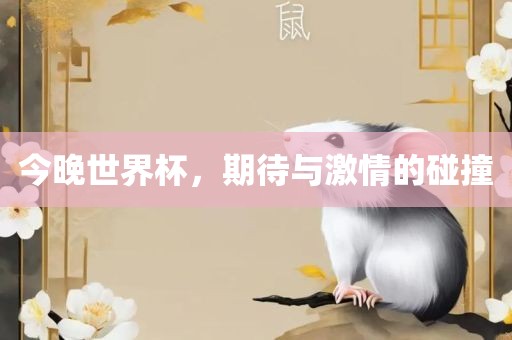 今晚世界杯，期待与激情的碰撞