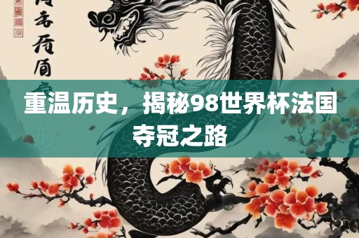 重温历史，揭秘98世界杯法国夺冠之路