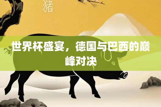 世界杯盛宴，德国与巴西的巅峰对决