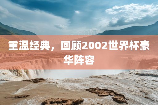 重温经典，回顾2002世界杯豪华阵容