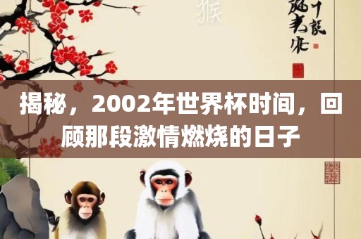 揭秘，2002年世界杯时间，回顾那段激情燃烧的日子