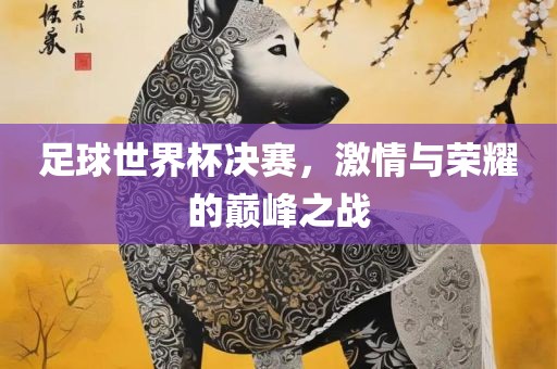 足球世界杯决赛，激情与荣耀的巅峰之战