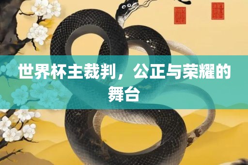 世界杯主裁判，公正与荣耀的舞台
