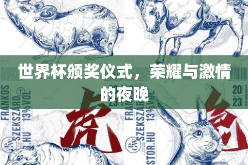 世界杯颁奖仪式，荣耀与激情的夜晚眉山市正发家政服务有限公司