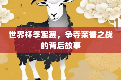 世界杯季军赛，争夺荣誉之眉山市正发家政服务有限公司战的背后故事