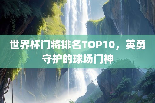 世界杯门将排名TOP10，英勇守护的球场门神